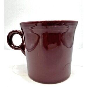 Retired Fiesta CINNABAR Ring Handle 10 Ounce Coffee Mug Cup Fiestaware